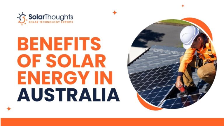 Benefits of solar energy in australia
