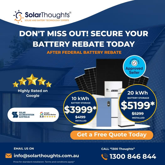 Solar Battery Offerin gold coast