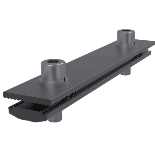Earthing rail joiner black 150mm28gm rs 56 az b29
