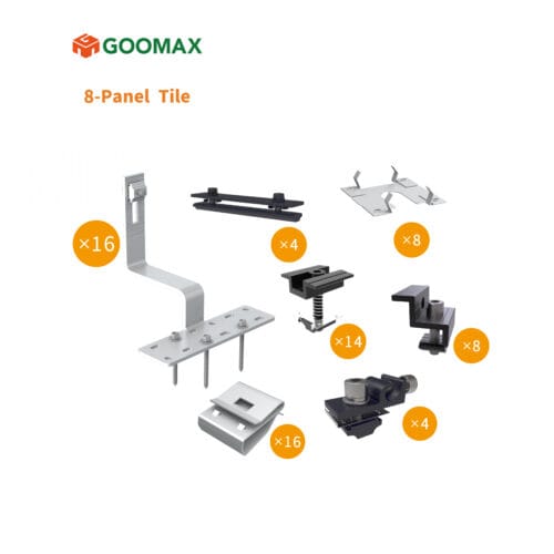 Gm tile black 820panels20302035mm