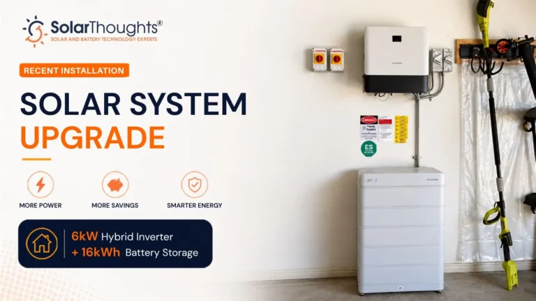 residential solar system upgrade in Queensland